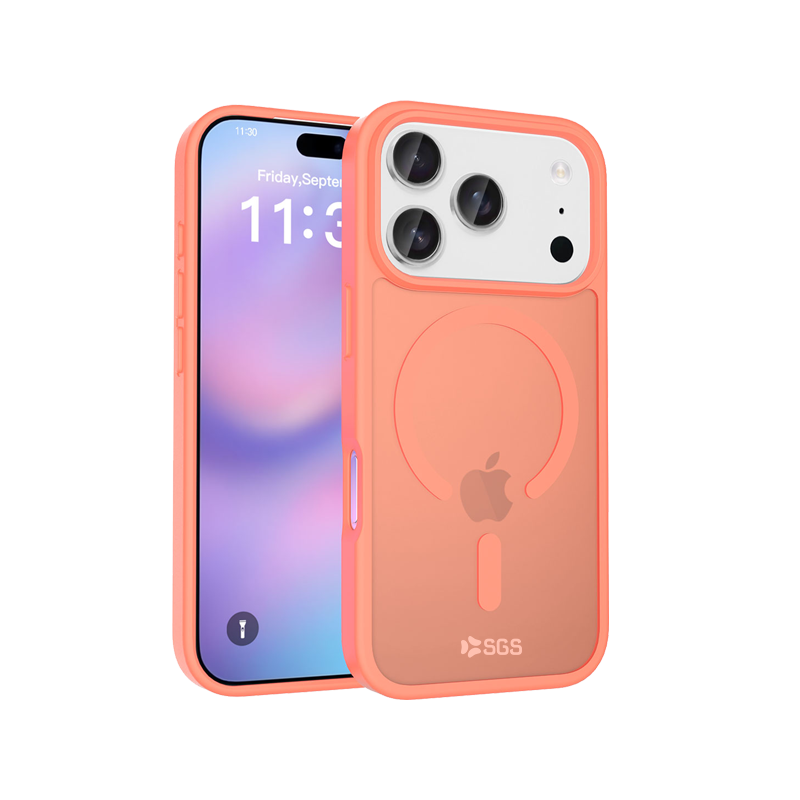 Shield Custodia TPU Magsafe Iphone 17 Pro - Arancione