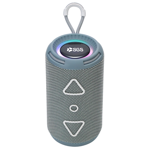 SGS Airing PRO Cassa Wireless 16W Grey Slot MicroSD USB Mic TWS