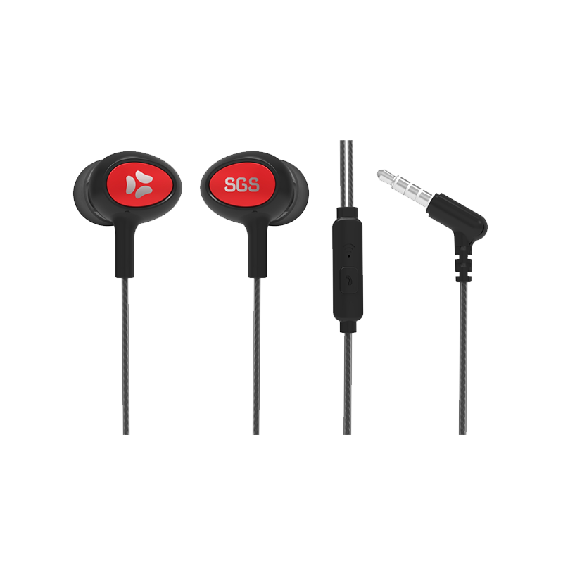 Bean MUSIC SGS Auricolare Stereo Jack 3.5mm Black