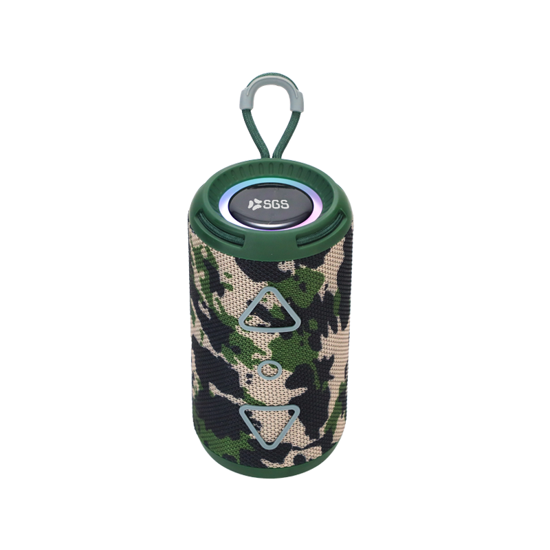 SGS Airing PRO Cassa Wireless 16W Verde Slot MicroSD USB Mic TWS