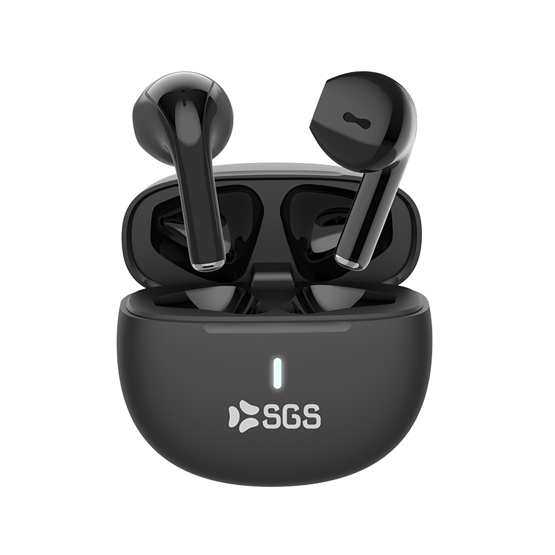 AIR S2 Auricolari Wireless TWS Con Custodia Black