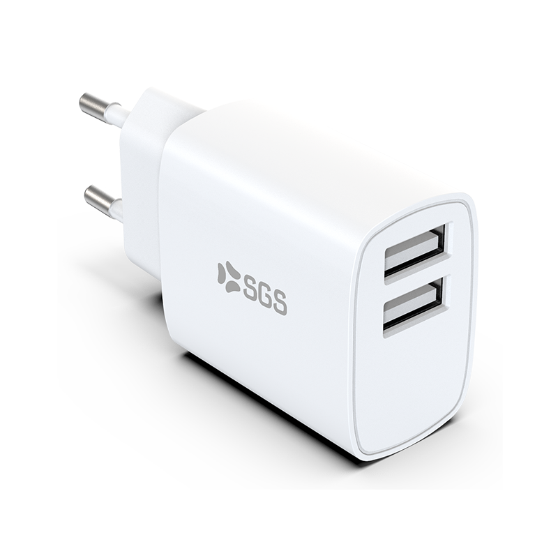 Caricatore Dual USB 2.4 Amp 12W - Doppia uscita USB