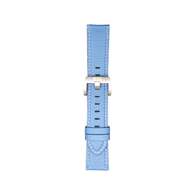 Cinturino Per Smartwatch 22mm In Pelle - Blue