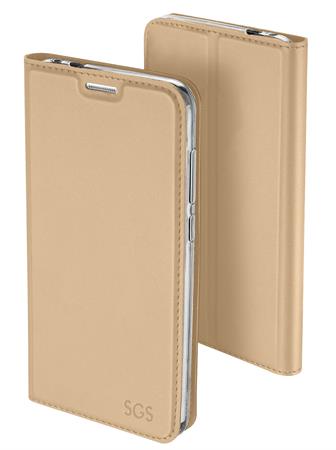 #Elegance Custodie a libro Huawei P8 Lite 2017 Gold