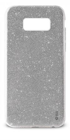 Glitter custodia rigida Galaxy S8 Plus Silver