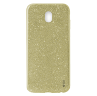 Glitter custodia rigida Galaxy J3 2017 Gold