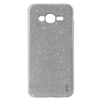 Glitter custodia rigida Galaxy J5 2016 Silver