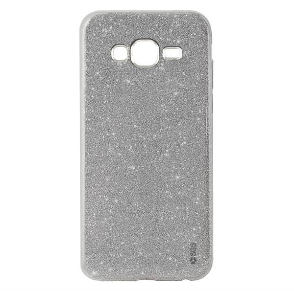 Glitter custodia rigida Galaxy J5 2016 Silver