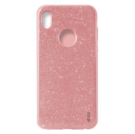 Glitter custodia rigida Apple Iphone X Pink