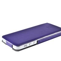 FONDINA IN PELLE RIGIDA SGS IPHONE 5 DARK BLUE