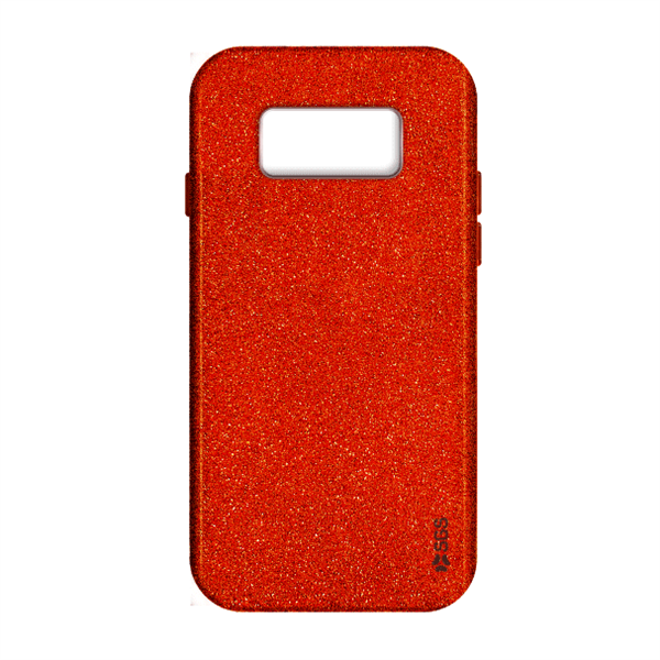 #Glitter custodia rigida Galaxy S8 Plus Red