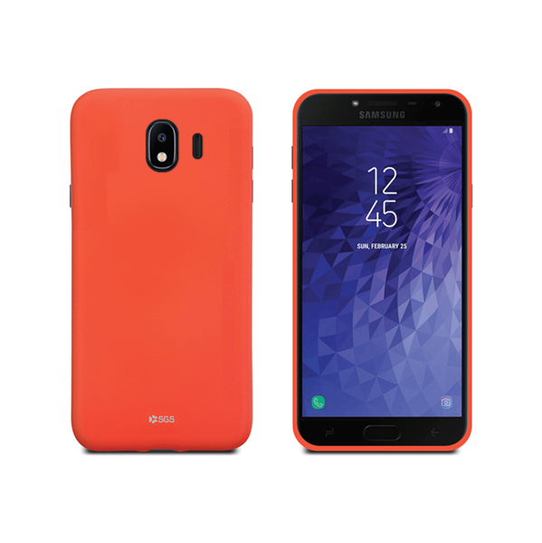 #Splashy Custodia TPU Soft Touch Galaxy J4 2018 Orange