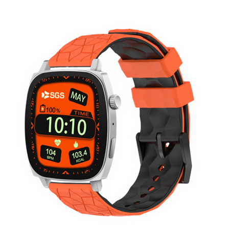 Smartwatch SGS 1 One MOMENT con Funzione Telefono  Silver Orange