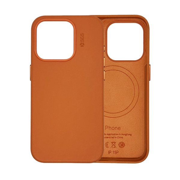 Essential Magsafe Custodia PU Iphone 15 Pro Max Orange