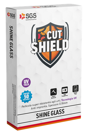 SGS CUT SHIELD Pellicole da taglio SHINE GLASS UV  Pack 50 Pezzi