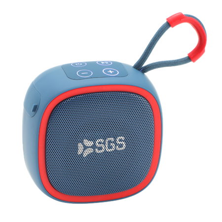 SGS Airing Cassa Wireless 5W Blue Slot MicroSD USB - Mic - TWS