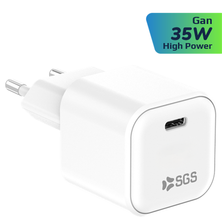 Caricatore da casa - USB-C PD GAN 35w White