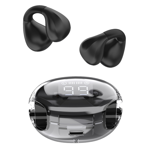 OPEN EAR SGS Auricolari Wireless TWS Touch con custodia Black