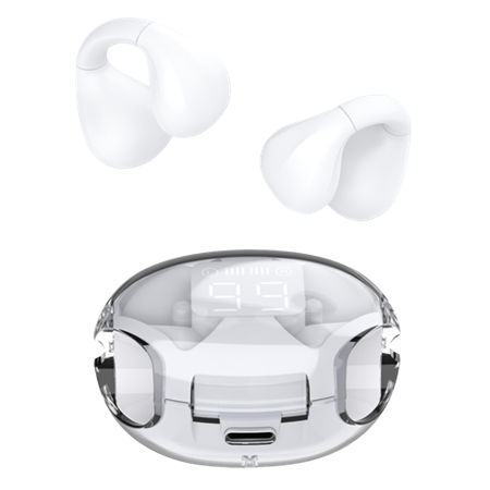 OPEN EAR SGS Auricolari Wireless TWS Touch con custodia White