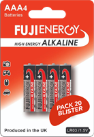 Fuji - Batterie MiniStilo Alcaline AAA Pacco Da 4x