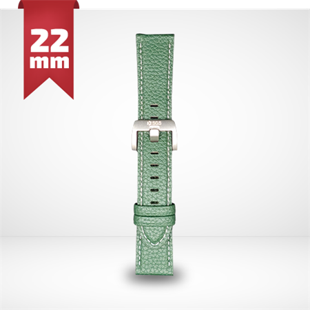 Cinturino Per Smartwatch 22mm In Pelle - Green