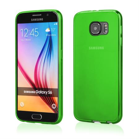 CUSTODIA IN TPU SAM GALAXY S6 EDGE G925 GREEN