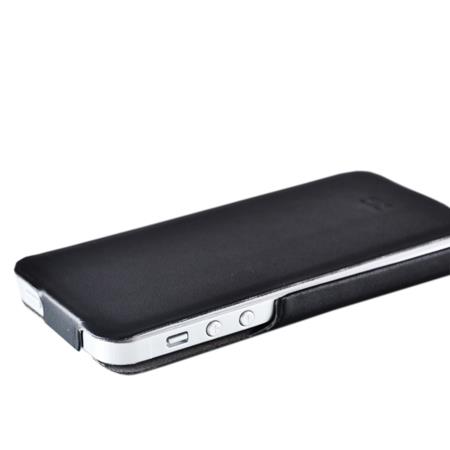 FONDINA IN PELLE RIGIDA SGS IPHONE 5 BLACK