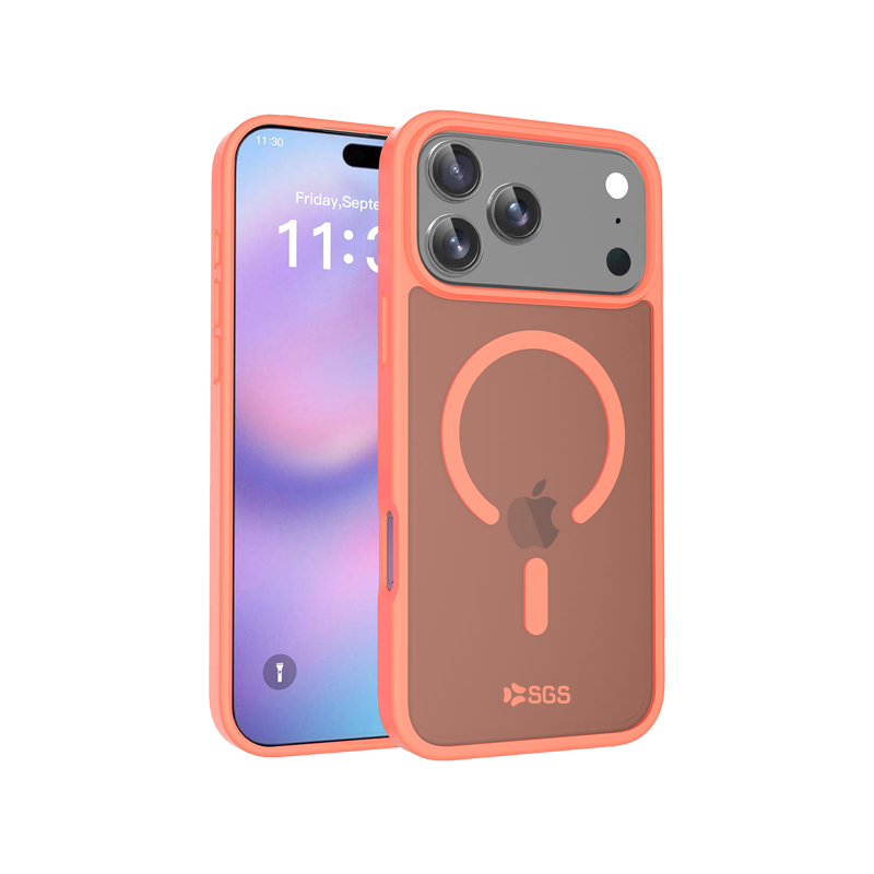 Shield Custodia TPU Magsafe Iphone 17 Pro Max - Arancione