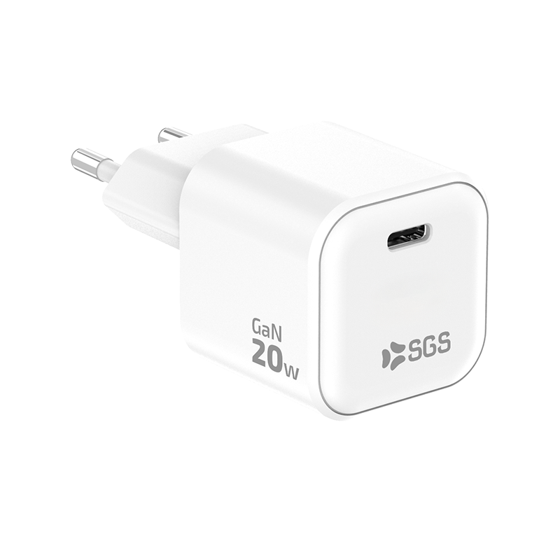 Caricatore da casa - Travel Charger - USB-C PD GAN 20w White