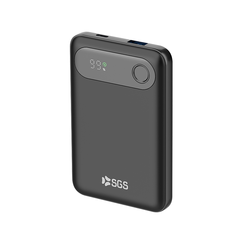 Powerbank 10000mAh Output USB/TPC - Input TPC - Black Retrò