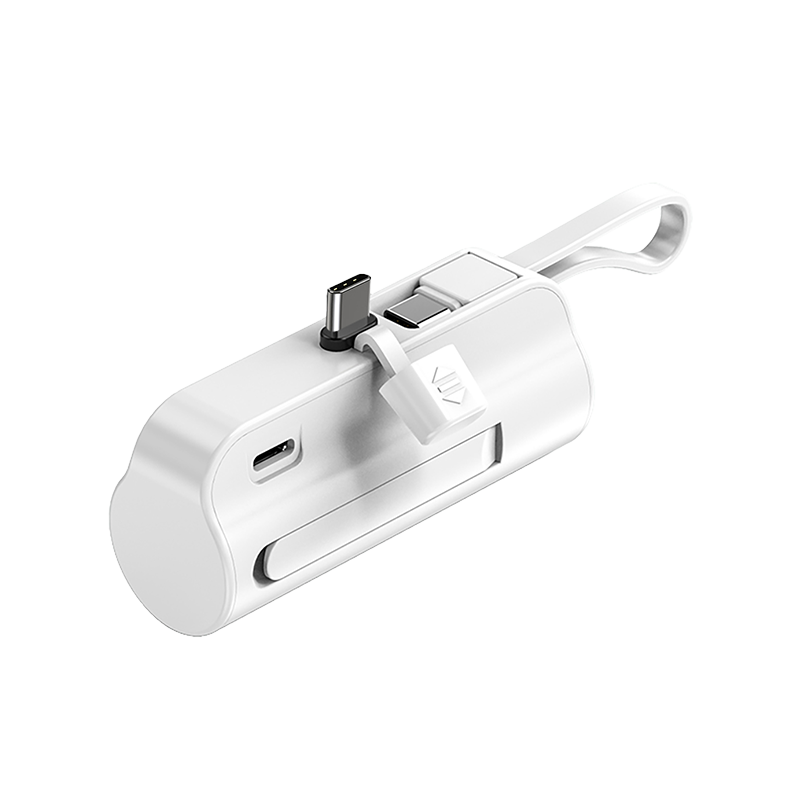 Powerbank Pocket Type-C con stand di supporto - 5000mAh - White
