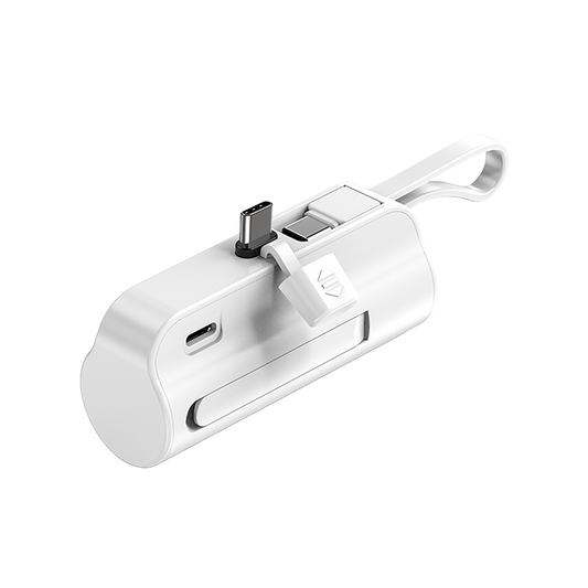 Powerbank Pocket Type-C con stand di supporto - 5000mAh - White