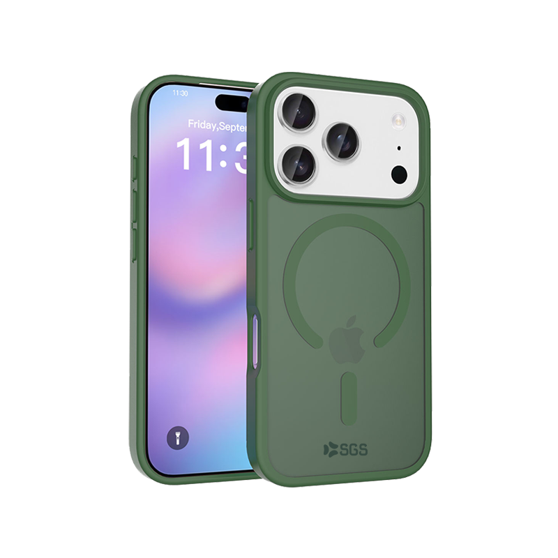 Shield Custodia TPU Magsafe Iphone 17 Pro - Dark Green