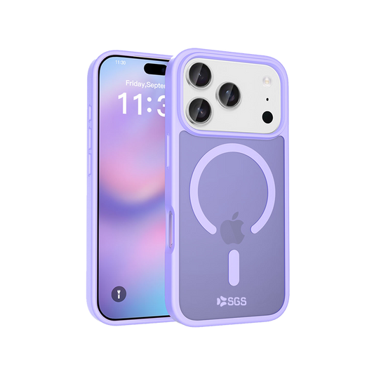 Shield Custodia Antiurto Semi Rigido Magsafe Iphone 17 Pro - Lilla