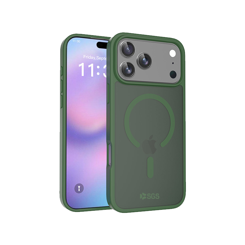 Shield Custodia TPU Magsafe Iphone 17 Pro Max - Dark Green