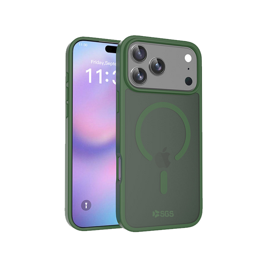 Shield Custodia TPU Magsafe Iphone 17 Pro Max - Dark Green