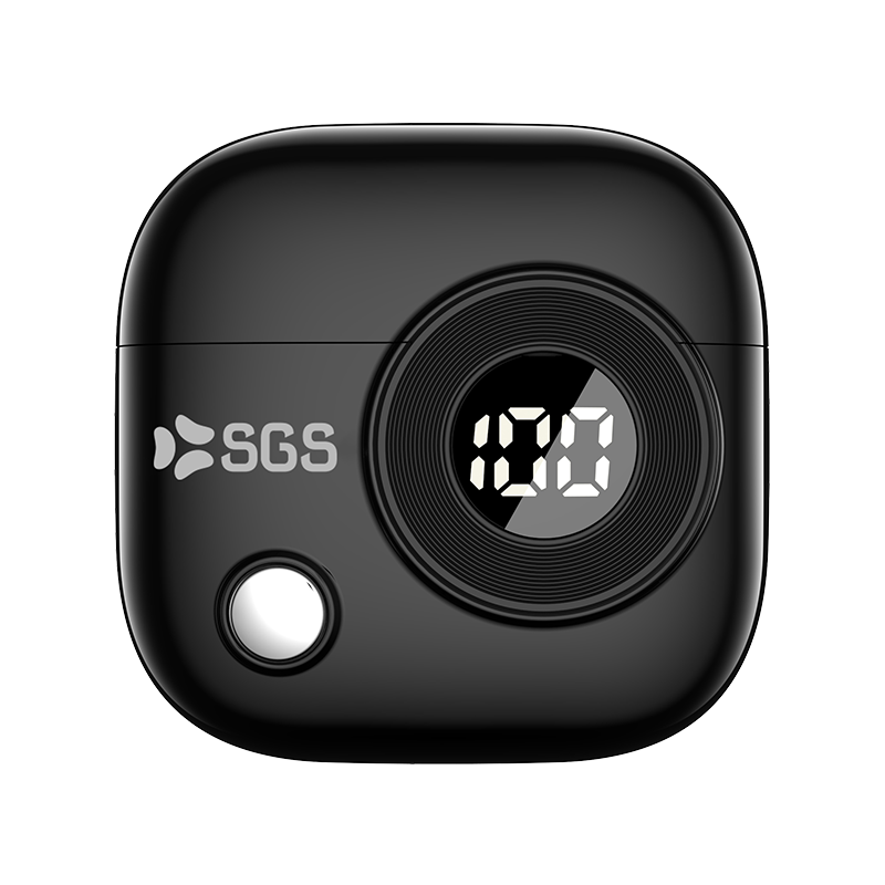 AIR FUN SGS Auricolari Wireless TWS Black
