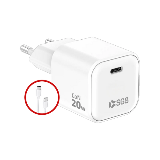 Travel Charger - USB-C PD GAN 20w + Cavo TPC - TPC