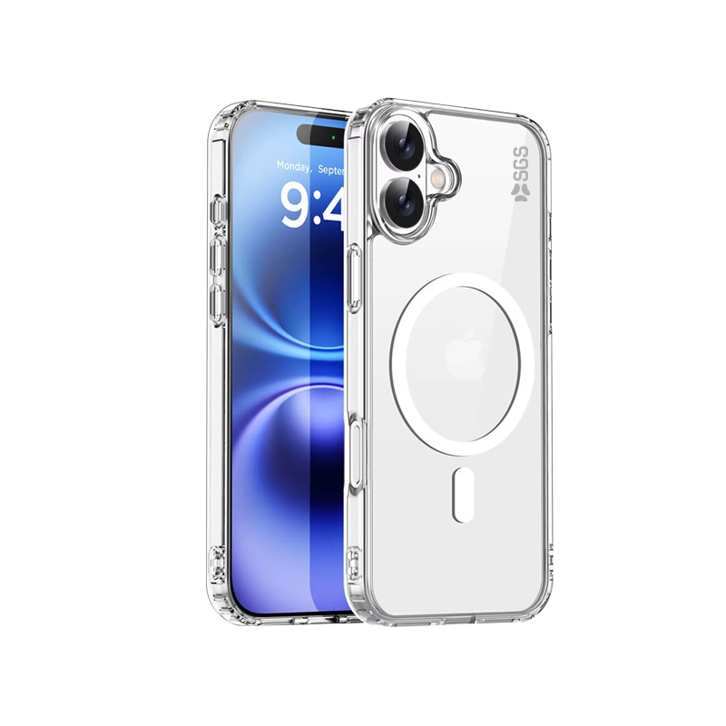 Clear Custodia in TPU Strong MAGSAFE Iphone 16 Pro