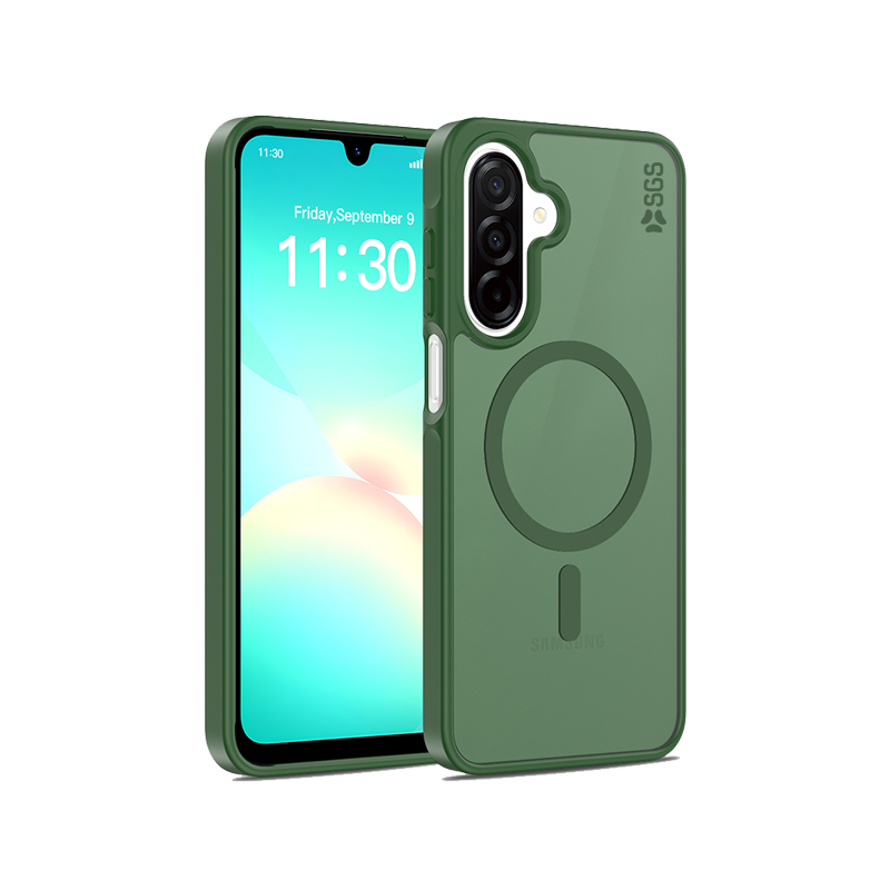 Shield Custodia TPU Magsafe Samsung A17/A26/A16 Green