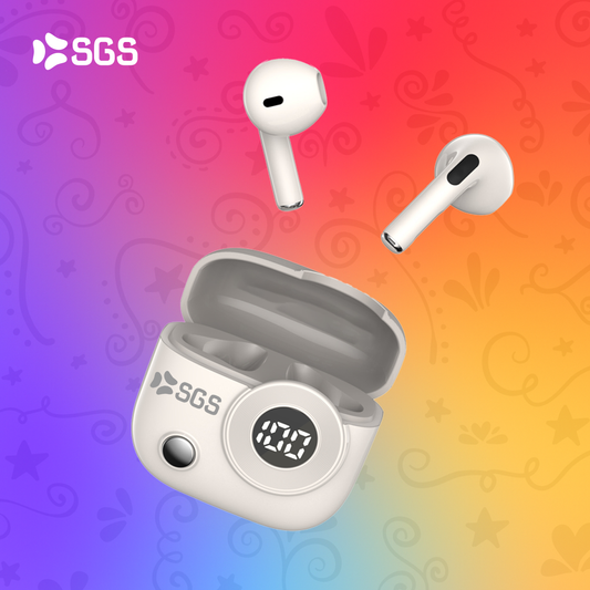 AIR FUN SGS Auricolari Wireless TWS Beige