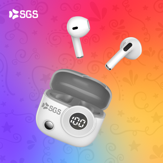 AIR FUN SGS Auricolari Wireless TWS  White