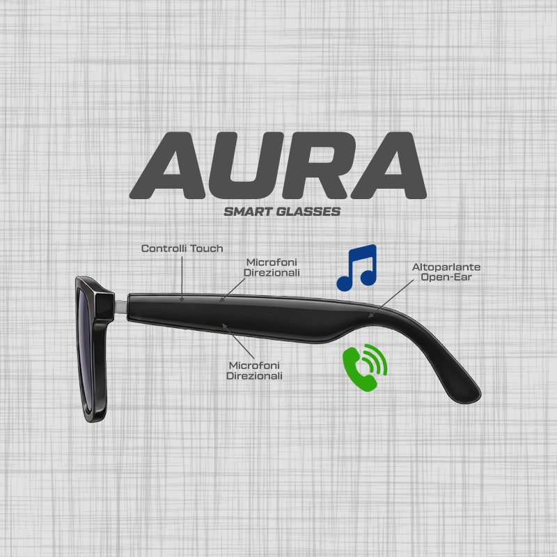 Occhiali Da Sole Aura 01 Black Black