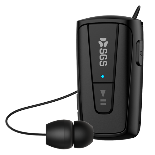 Auricolare Roller con filo retrattile Multipoint Bluetooth