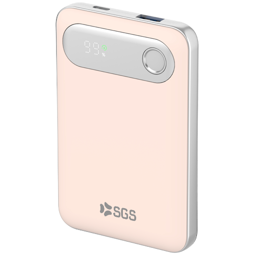 Powerbank 10000mAh Output USB/TPC - Input TPC - Pink Retrò