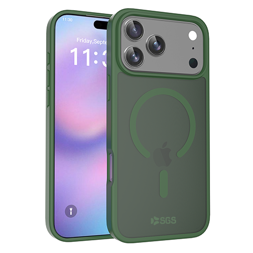 Shield Custodia TPU Magsafe Iphone 17 Pro Max - Dark Green